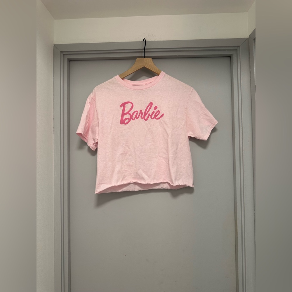 Barbie Corvette Pink Crop Tee
